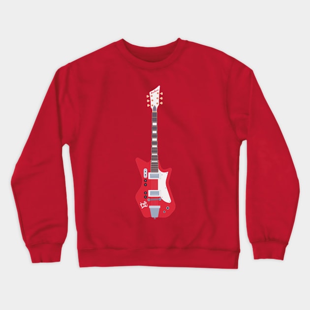 Guitar red Crewneck Sweatshirt by IJUL GONDRONGS